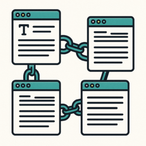 Multiple webpages linking to each other