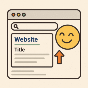 Website ranking first in search engine